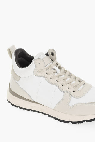 Leather Two-Tone JOGGER Low-Top Sneakers