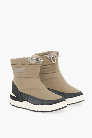 Stivaletti da Neve con Rifiniture in Suede
