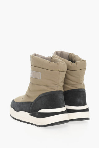Stivaletti da Neve con Rifiniture in Suede