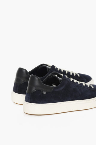 Leather ALL AROUND Low-Top Sneakers with Contrast Sole