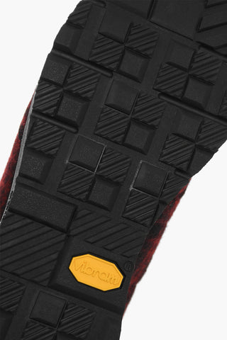 Sneakers Basse JOGGER in Lana e a Quadri Buffalo