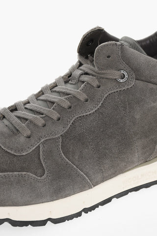 Sneakers Basse JOGGER In Suede Tono su Tono