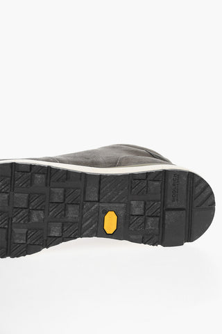 Sneakers Basse JOGGER In Suede Tono su Tono