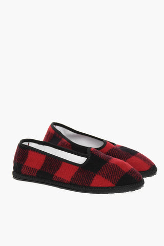 WOOLRICH Wool Ballet Flats Buffalo Check