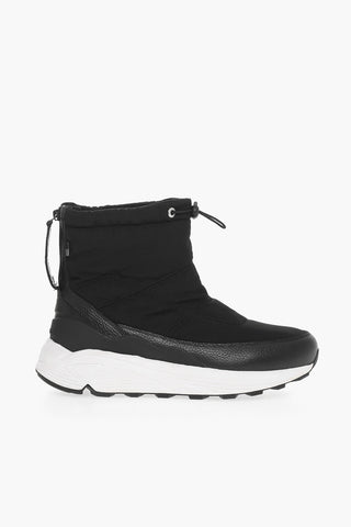 Quilted ARCTIC Pull-On High Top Sneakers with Textured Leather Details