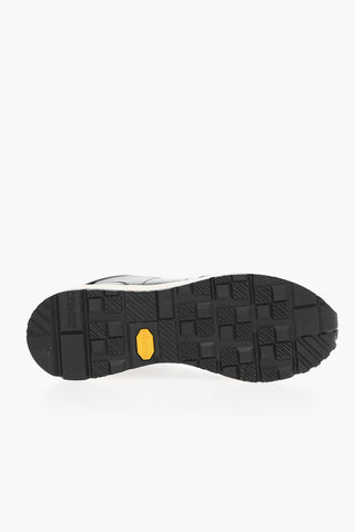 Sneakers Basse JOGGER TRAIL in Pelle con Suola a Contrasto