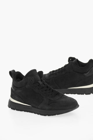 Sneakers in Camoscio a Tinta Unita