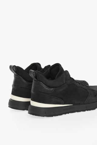 Sneakers in Camoscio a Tinta Unita
