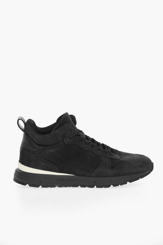 Sneakers in Camoscio a Tinta Unita