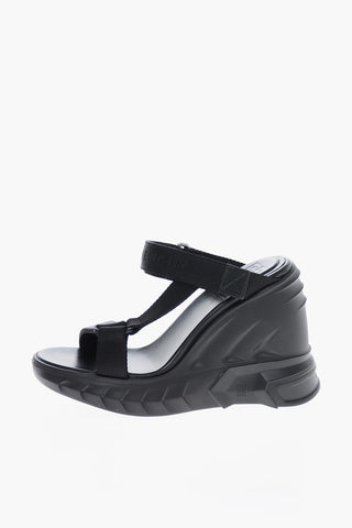 Sandali con Zeppa MARSHMELLOW con Chiusura in Velcro 12cm