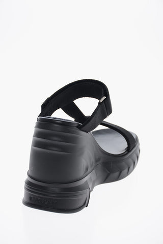 Sandali con Zeppa MARSHMELLOW con Chiusura in Velcro 12cm