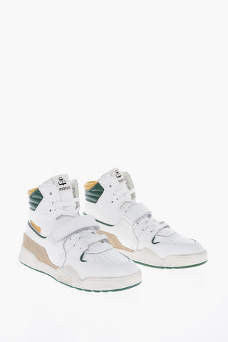 Lace-up TRASH Sneakers with Velcro Detail