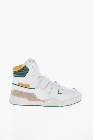 Lace-up TRASH Sneakers with Velcro Detail