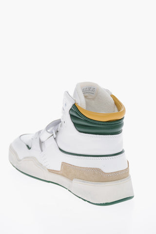 Lace-up TRASH Sneakers with Velcro Detail