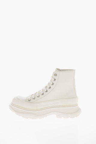 Lace-up BOXER DOG Leather Sneakers
