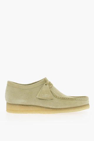 Suede Leather WALLABEE Desert Boos With Rubber Sole