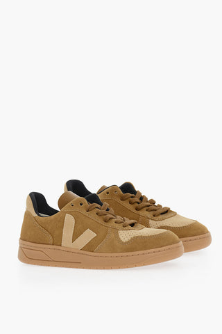 Sneakers Low-top In Pelle Scamosciata Con Suola in Gomma