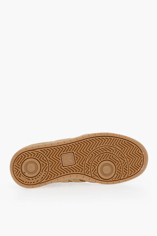 Sneakers Low-top In Pelle Scamosciata Con Suola in Gomma