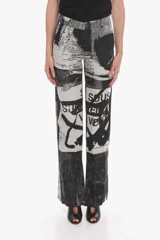 FORMAL Wool-blend TOMEK Tailored Pants with Side slits