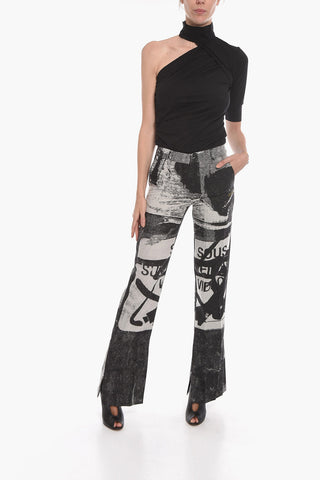 FORMAL Wool-blend TOMEK Tailored Pants with Side slits