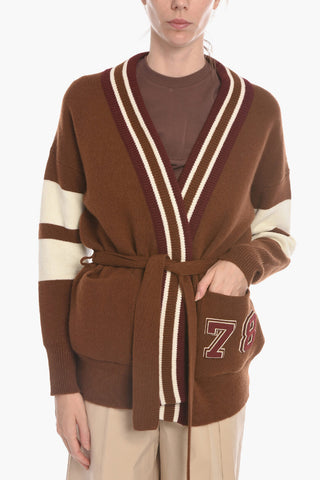 JOURNEY Wool Blend Cardigan with Waist Belt
