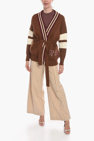 JOURNEY Wool Blend Cardigan with Waist Belt