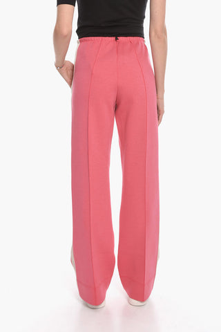 High-waisted Flared Jogger with Contrasting Bands