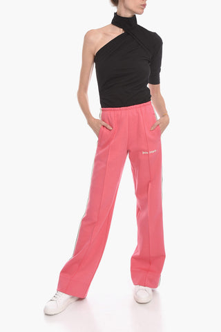 High-waisted Flared Jogger with Contrasting Bands