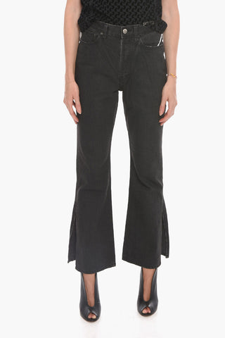 Jeans Boot cut  a Vita Media con Spacchi laterali