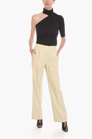 Pantaloni BRITTANY in Viscosa a Gamba Ampia