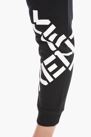 Printed logo Joggers With drawstrings