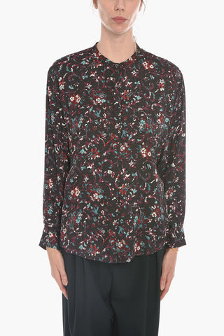 ETOILE CATCHELL Floral Patterned Shirt with Wide Sleeves