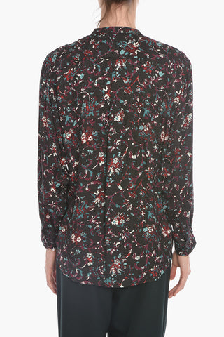 ETOILE CATCHELL Floral Patterned Shirt with Wide Sleeves