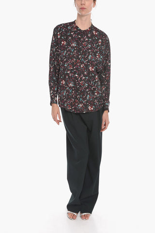 ETOILE CATCHELL Floral Patterned Shirt with Wide Sleeves