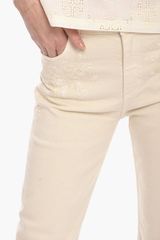 Straight-leg IBIZA Denims with Embroidery 20cm