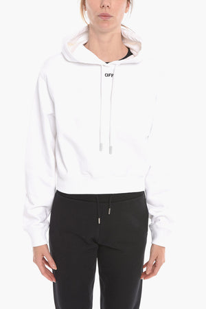 Brushed-Cotton Hoodie with Logo Print