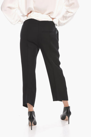 Double-canvas Pants with Asymmetric Hems