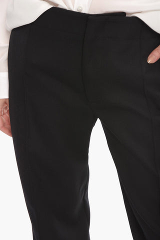 Double-canvas Pants with Asymmetric Hems