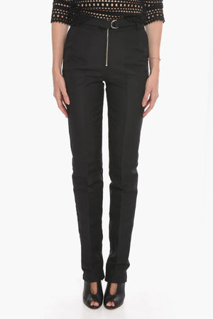 Pantaloni a Una Pince con Fibbia a Doppio Anello