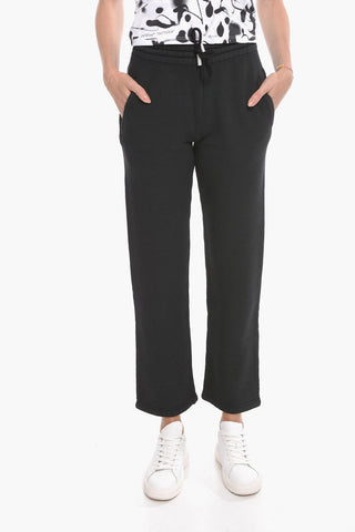 Brushed Cotton Jogger Pants RUBBER ARROW