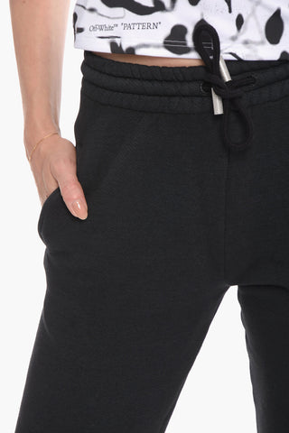 Brushed Cotton Jogger Pants RUBBER ARROW