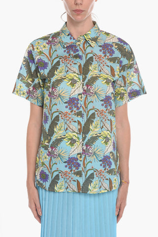 Cotton-poplin BETTE Short-sleeved Shirt