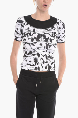 T-shirt Active LIQUID MELT con Dettaglio Mesh