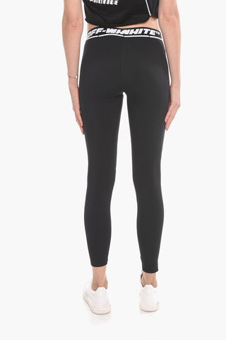 Active LOGO BAND Leggings with Waist drawstring