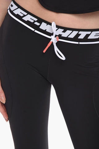 Active LOGO BAND Leggings with Waist drawstring