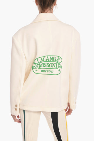MISSONI Blazer Monopetto con Ricamo Logo