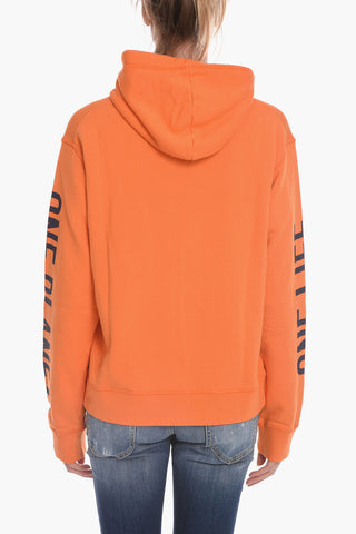 ONE PLANET ONA LIFE Hoodie Sweatshirt with Lettering