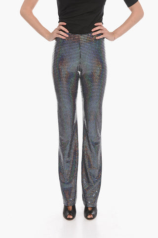 High-waisted MIRROR PARTY Trousers