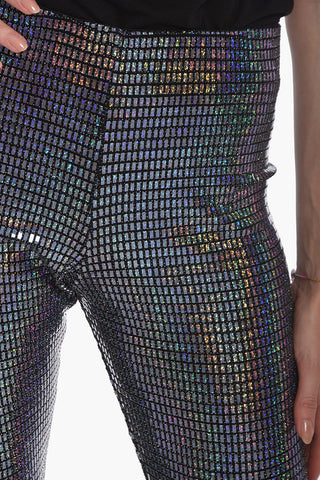 High-waisted MIRROR PARTY Trousers