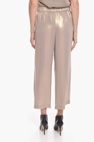 Pantaloni Flare PAGE in Lurex